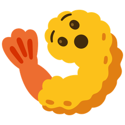 Fried shrimp and Hushed face