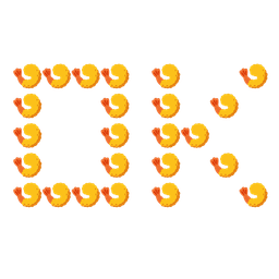 Fried shrimp and OK button