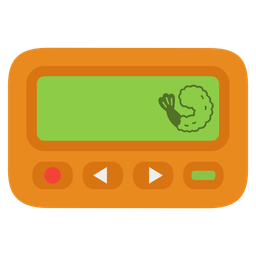 Fried shrimp and Pager