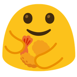 Fried shrimp and People hugging