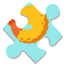 Fried shrimp and Puzzle piece
