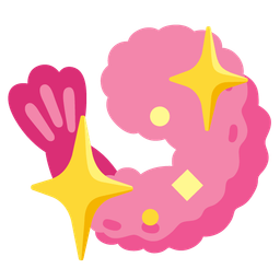 Fried shrimp and Sparkling heart