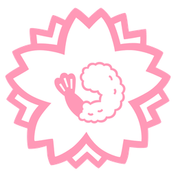 Fried shrimp and White flower