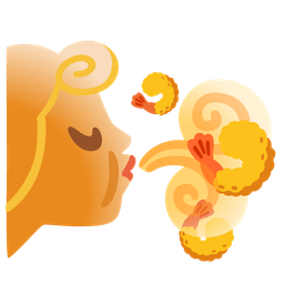 Fried shrimp and Wind face