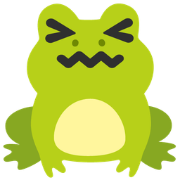 frog and confounded face