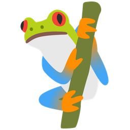 frog and evergreen tree