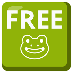 frog and FREE button