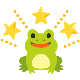 frog and glowing star