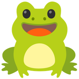 Frog and Grinning face