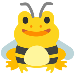 frog and honeybee