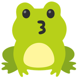 Frog and Kissing face