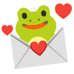 frog and love letter