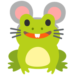 frog and mouse face