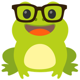 frog and nerd face