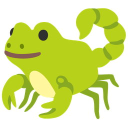 frog and scorpion