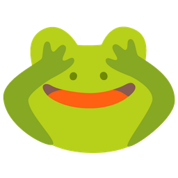 frog and see-no-evil monkey