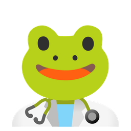 frog and stethoscope