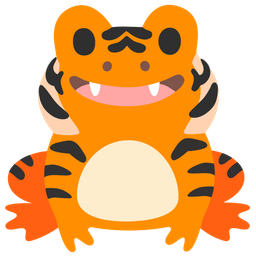 frog and tiger face