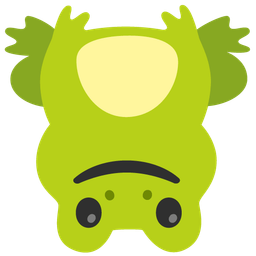 Frog and Upside-down face