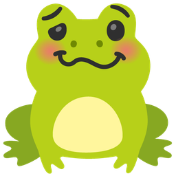 frog and woozy face