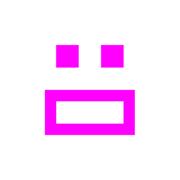 Frowning face with open mouth and Alien monster