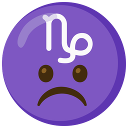 Frowning face and Capricorn