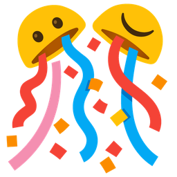 Frowning face and Confetti ball