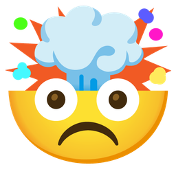 Frowning face and Exploding head