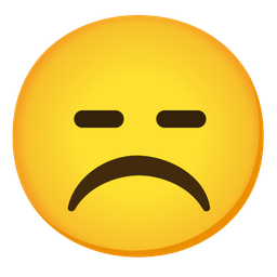 Frowning face and Expressionless face