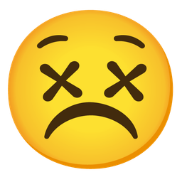 Frowning face and Face with crossed-out eyes