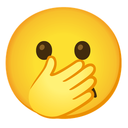 Frowning face and Face with open eyes and hand over mouth