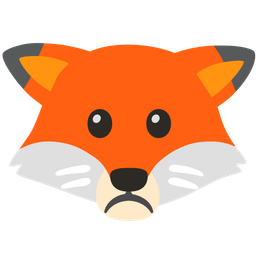 Frowning face and Fox