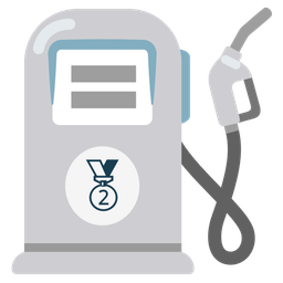 fuel pump and 2nd place medal