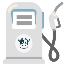 fuel pump and cow face