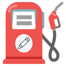 fuel pump and crayon