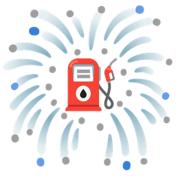 fuel pump and fireworks