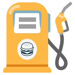 fuel pump and hamburger