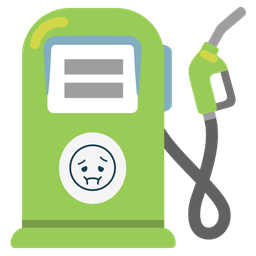 fuel pump and nauseated face