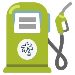 fuel pump and palm tree