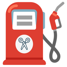 fuel pump and scissors