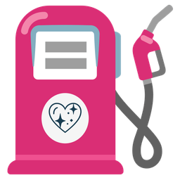 fuel pump and sparkling heart