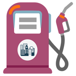 fuel pump and sunset