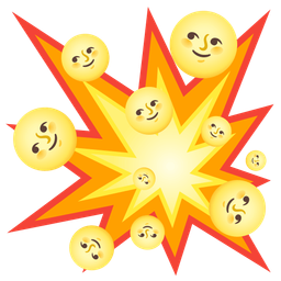 full moon face and collision