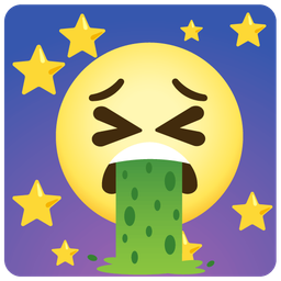 full moon face and face vomiting