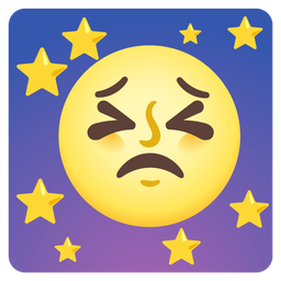 full moon face and persevering face