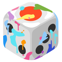 game die and artist palette