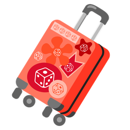 game die and luggage