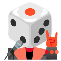 game die and microphone