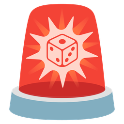 game die and police car light