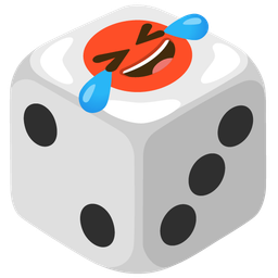 Game die and Rolling on the floor laughing